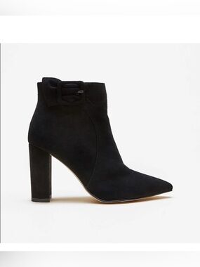 Pelle Moda EDSON Black Suede Booties